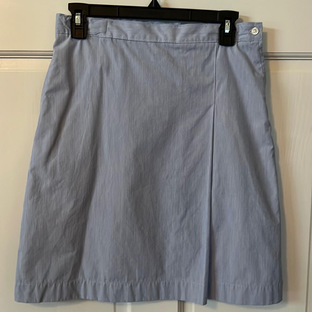 Lands’ End Kids Blue Adjustable Waist Skirt
